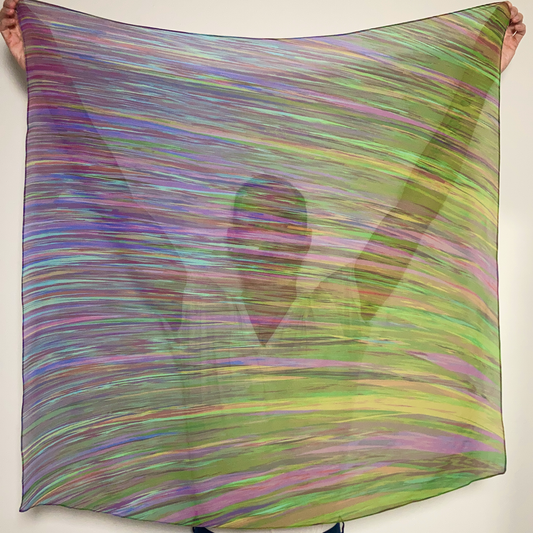 Wild Reeds - Sheer Silk Scarf